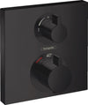 Hansgrohe Ecostat Square Thermostat For Concealed Installation For 2 Functions Matt Black