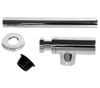 Bottle Trap Round Chrome