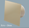 Ecru Sheen Glass Extractor Fan