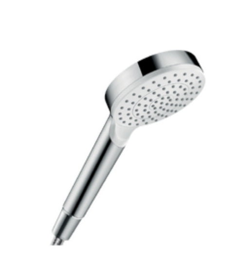 Hansgrohe Crometta Hand Shower 100 1Jet Ecosmart+ White/Chrome