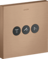 AXOR ShowerSelect valve conc.3 o squ. BRG Brushed Red Gold