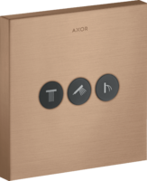 AXOR ShowerSelect valve conc.3 o squ. BRG Brushed Red Gold