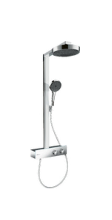 Hansgrohe Rainfinity Showerpipe 250 1Jet Ecosmart With Showertablet 350 Chrome