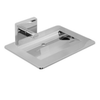Square Soap Basket Chrome | Mint Accessories