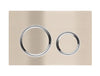 Meir Sigma 21 Dual Flush Plate - Champagne