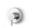 JEE-O Slimline Wall Mounted Mixer Stainless Steel With Concealed Body, One Way Valve, Brushed