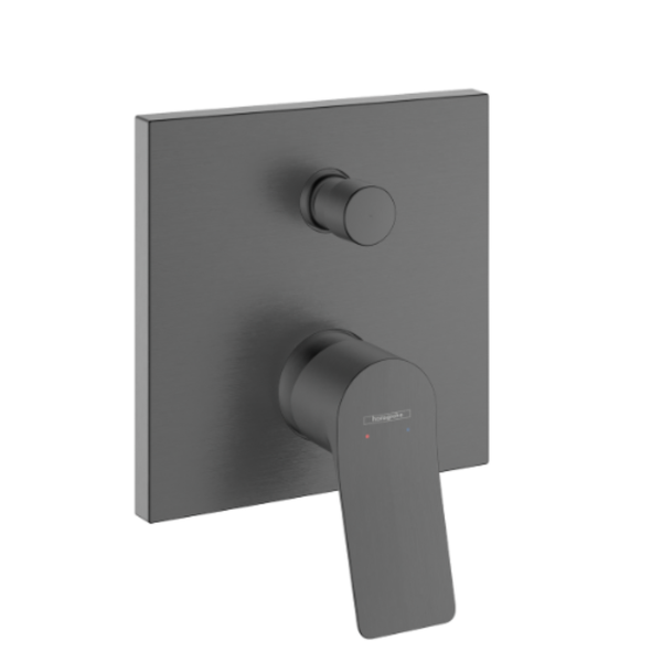 Vivenis Single lever bath mixer for concealed installation for iBox universal Brushed Black Chrome