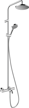 Hansgrohe Vernis Blend Showerpipe 200 1Jet With Bath Thermostat Chrome