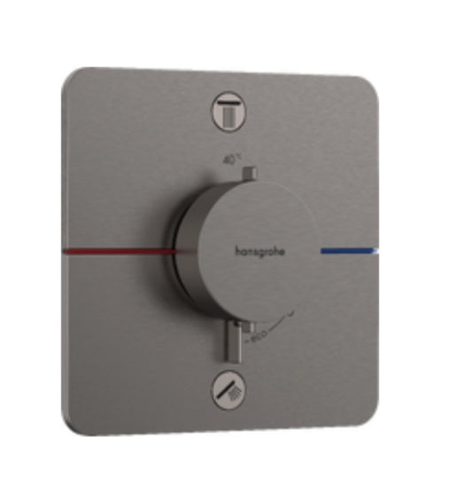 Hansgrohe Showerselect Comfort Q Thermostat For Concealed Installation For 2 Functions Brushed Black
