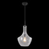 1xE27 Small Vase Glass PendantClear