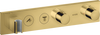 AXOR ShowerSolutions Thermostatic Module Select Concealed Installation 2 Functions Polished Gold Opt