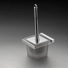 Messina Glass Toilet Brush & Holder