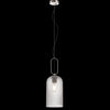 1xE27 Cypress Glass Pendant Satin/Clear