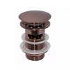 Basin Clicker Waste Slotted 32mm - Brushed Bronze