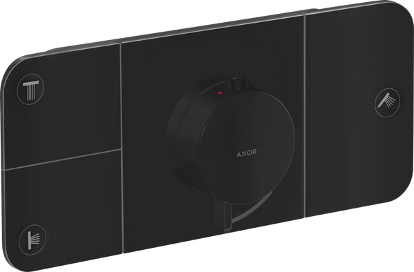 Thermostatic Module For Concealed Installation For 3 Functions Matt Black