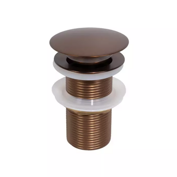 Basin Clicker Waste Unslotted 32mm - Brushed Bronze