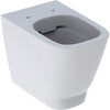 Smyle Square Lloor Standing WC Washdown Back To Wall Shrouded Rimfree Polished White
