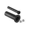 Connection Set For Wall-hung WC, length 30 cm: d=110mm, d1=45mm, Matt Chrome-plated