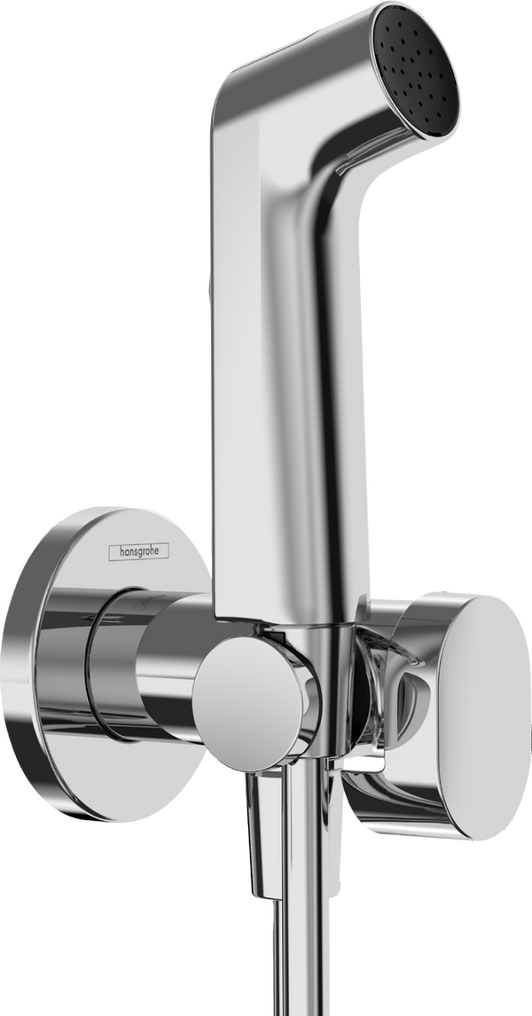 EcoSmart+S Bidette Hand Shower 1jet for Mixed Water with Shower Holder & Shower Hose 125cm Chrome