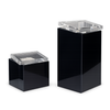 Tall Modern Canisters Black