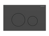 Sigma40 Actuator Plate for Dual Flush, Round - Black Matt