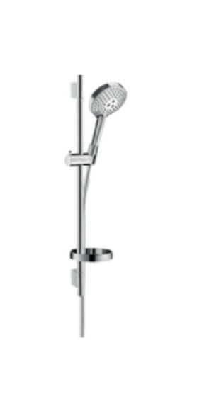 Hansgrohe Raindance Select S Shower Set 120 3Jet Powderrain With Shower Bar 65 Cm And Soap Dish Chro