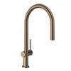 Hansgrohe Talis M54 Single Lever Kitchen Mixer 210, Pull-Out Spout, 1Jet Brushed Bronze