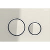 Sigma21 actuator plate for dual flush, metal colour chrome-plated: chrome-plated, sand grey