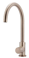 Round Pinless Kitchen Mixer Champagne