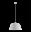 1xE27 Cupcake Large Pendant White