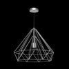 1xE27 Large Prism Metal Pendant Chrome