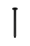 Shower Arm Round Celing 300mm Black