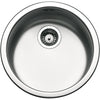 Smeg Stainless Steel Single Bowl Round Double Installation 200x430x430mm