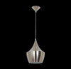 1xE27 Crown Metal Pendant Satin&White
