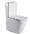 Evora White Close-Couple Suite With Soft-Close Seat Rimless