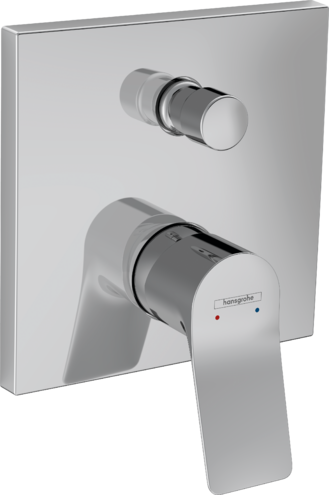 Vivenis Single lever bath mixer for concealed installtion Chrome