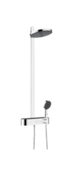 Hansgrohe Pulsify S Showerpipe 260 2Jet Ecosmart With Showertablet Select 400 Chrome