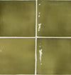 Manacor Cuarado Basil Green 100x100x9mm Ceramic Gloss Tiles (0.50sqm/box)