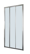 Shower Door Tri Slider Matt-Chrome 900x1850