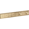 Hansgrohe Rainselect Thermostat For Concealed Installation For 4 Functions Brushed Bronze