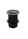 Slotted Long Bath Waste Black