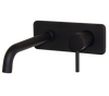 Moon Black Basin Concealed Mixer Tap With Spout