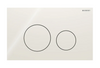 Sigma40 Actuator Plate for Dual Flush, Round - Sand Grey
