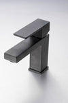 Malta Black Short Basin Mixer-Square