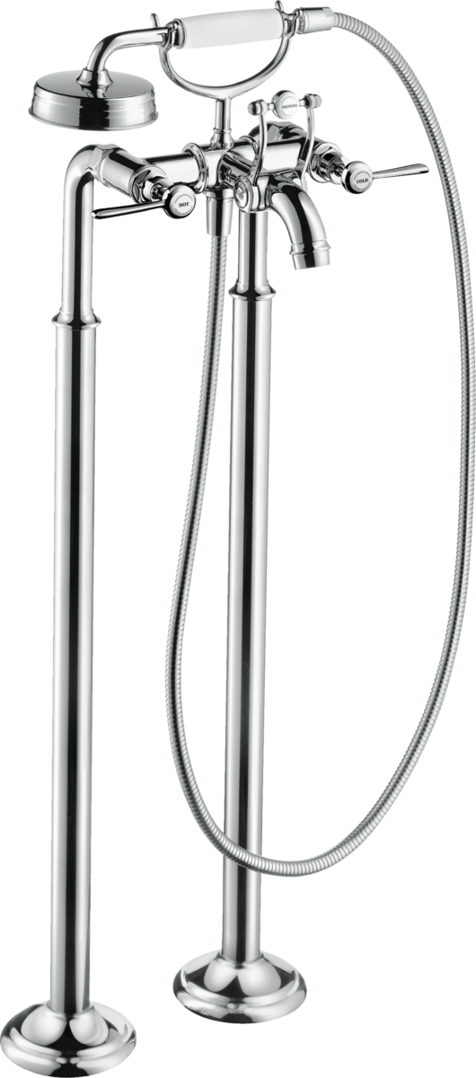 AXOR Montreux 2-handle Bath Mixer Floor-standing With Lever Handles Chrome