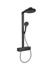 Hansgrohe Rainfinity Showerpipe 250 1Jet Ecosmart With Showertablet 350 Matt Black