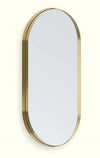 Deep Frame Pill Mirror - 0.6 x 1.2m - 50mm - White