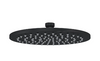 Meir Round Shower Rose 200mm - Matte Black