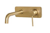 Neo Brushed Brass Basin Concealed Mixer with Spout