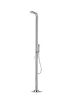 JEE-O Pure Freestanding Shower Mixer Stainless Steel With Hand Shower, Brushed